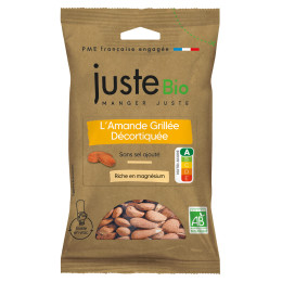 AMANDES DECORTIQUEES GRILLEES A SEC BIO
