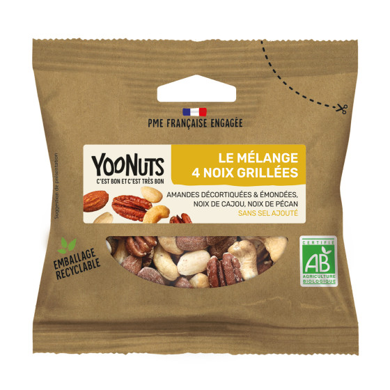 MELANGE 4 NOIX GRILLEES BIO