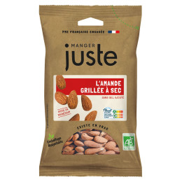 AMANDES DECORTIQUEES GRILLEES A SEC BIO